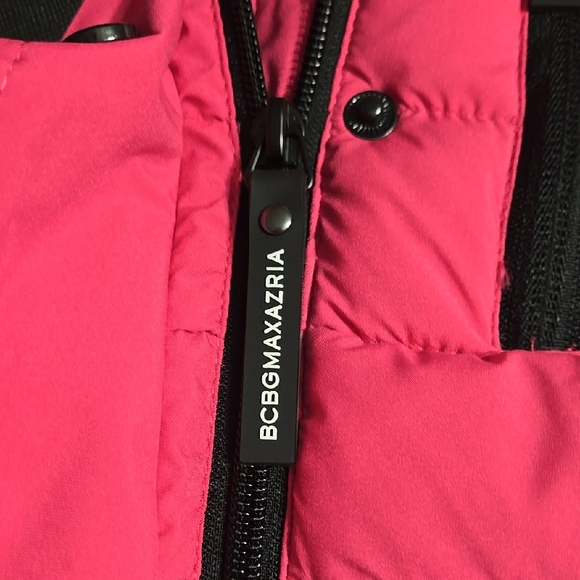 BCBGMAXAZRIA Hot Pink Puffer Jacket - Picture 9 of 10
